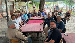 Başkan Nurlu doludan etkileneni çiftçilerini ziyaret etti