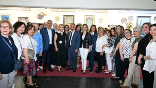 Başkan Nurlu ''sanatın sır hali'' sergisinin açılışını yaptı