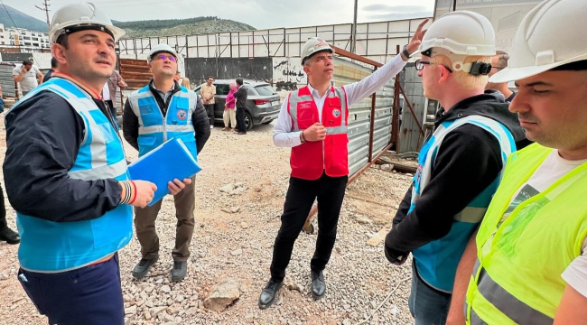 Başkan Okur kültür merkezinde incelemelerde bulundu
