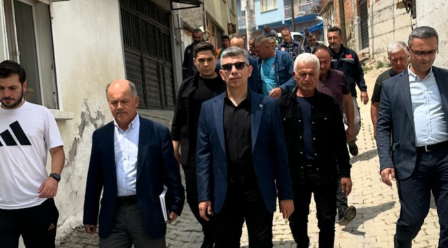 Başkan Okur mahalle ziyaretlerine başladı