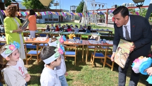 Başkan Zeyrek çoçuklarla bahar bayramını kutladı