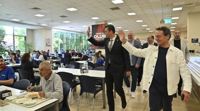 Başkan Zeyrek işadamı Zolu ile vestel city'i gezdi