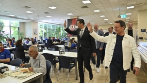 Başkan Zeyrek işadamı Zolu ile vestel city'i gezdi