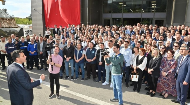 Başkan Zeyrek'ten 1000 MASKİ çalışanına müjde