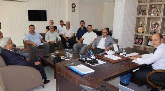 Başkanlar Ahmetli'de buluştu