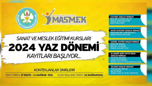 Büyükşehir masmek kurs kayıtları başlıyor