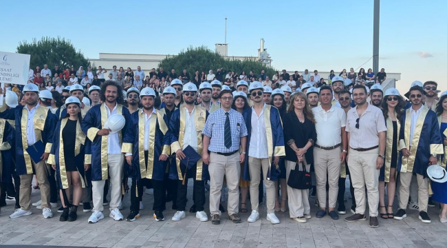 CBÜ inşaat mühendisliği mezuniyet töreni yapıldı