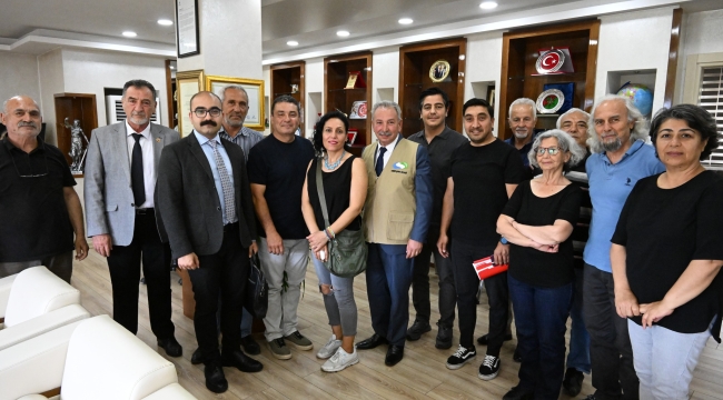 Çevreciler başkan Nurlu'ya çevre sorunlarını anlattı
