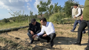 CHP'li Başevirgen Ahmet ve Tugutlu'da doludan zarar gören üreticilerle görüştü