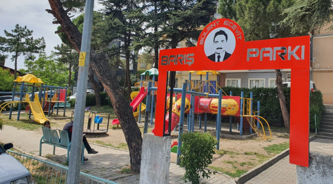 CHP'nin eski genel başkanı Ecevit'in adı Demirci'de parkta yaşayacak