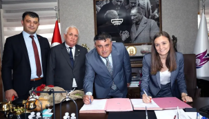 Denge sözleşmesini başkan Durbay'da imzaladı
