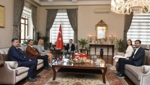 Eczacı odası yönetimi vali Ünlü'yü ziyaret etti