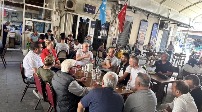 Esnaflar sorunlarını CHP milletvekiline anlattı