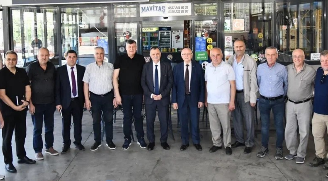 Esnafların taleplerini dinleyen başkan Balaban'sanayi esnafımızla anlaşmamız gerekir'