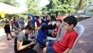 Fatih kreşi'nde çocuklar hem eğleniyorlar hemde öğreniyorlar