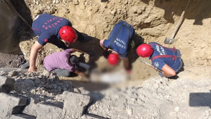 Göçük altında kalan S.Ç isimli işçi yaşamını yitirdi