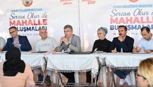 Mahalle buluşmaları düzenleyen başkan Okur'haliniz hatırınızı her zaman soran başkan olacağım'