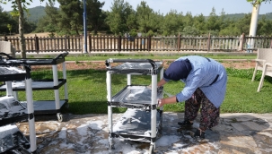 Hijyenik temizlik için ortaköy yunuspark yarım gün kapatıldı