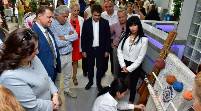  Kadınlar üretiyor ekonomi canlanıyor projesi ürün sergisi açıldı