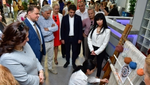  Kadınlar üretiyor ekonomi canlanıyor projesi ürün sergisi açıldı