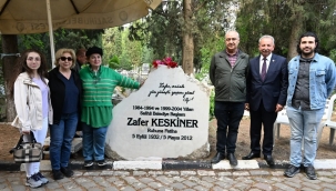 Keskiner mezarı başında anıldı