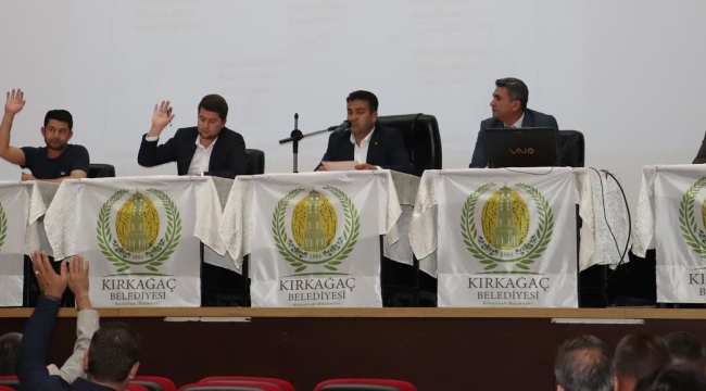 Kırkağaç belediyesi meclis toplantısı yapıldı