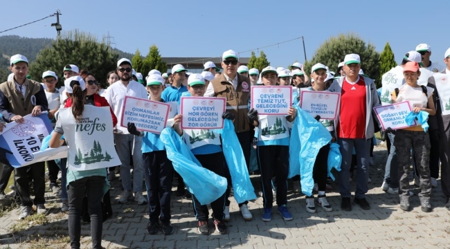 Manisa'da "Orman Benim" kampanyası büyük ilgi gördü