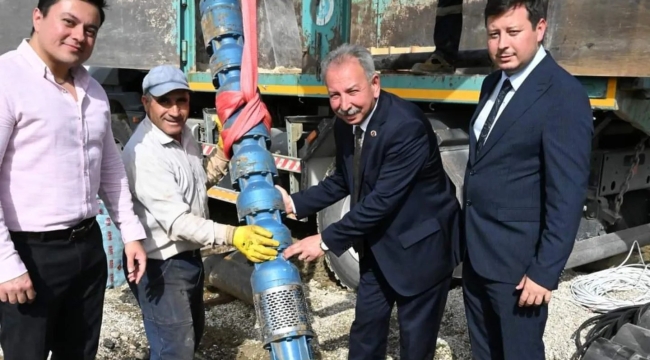 MASKİ tarafından Salihli'ye kesintisiz su sağlayacak yeni kuyular açılıyor