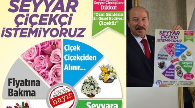 MESO başkanı Akyüz'den korsan çiçekçi uyarısı