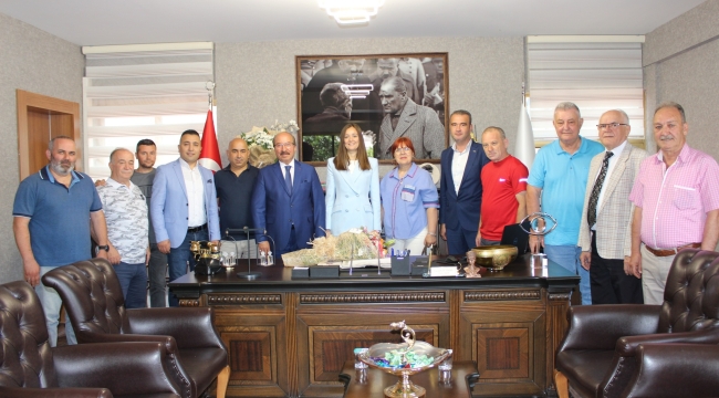 MESO yönetiminden başkan Durbay'a tebrik ziyareti