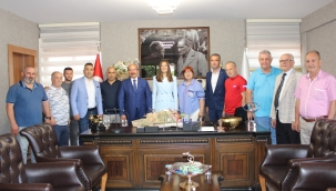 MESO yönetiminden başkan Durbay'a tebrik ziyareti