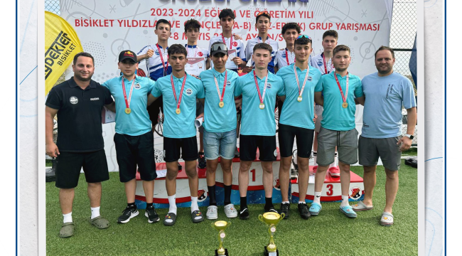 MOSTEM'li bisikletciler Manisa'ya birincilikle döndü