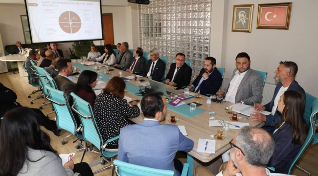 Müdürler toplantısnda projeler ele alındı