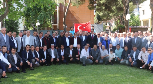 Muharlar toplantısına başkan Zeyrek'te katıldı