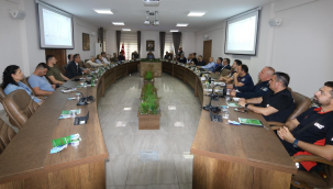  Orman yangınlarıyla mücadele komisyon toplantısı yapıldı