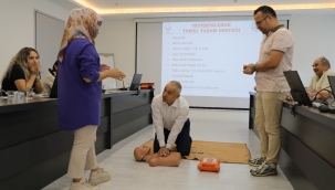 Personelin temel ilk yardım eğitimleri tamamlandı