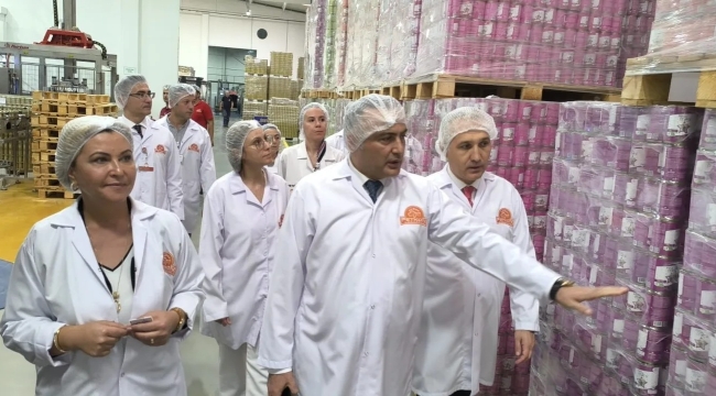 Salihli'de gıda fabrikalarında denetim