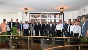 Salihli TSO yönetimi başkan Nurlu'ya tebrik ziyareti