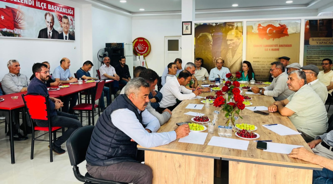 Selendi CHP ilçe danışma kurulu toplandı