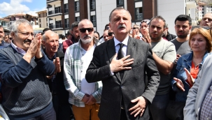 TOKİ mağdurlarına başkan Balaban'da destek verdi