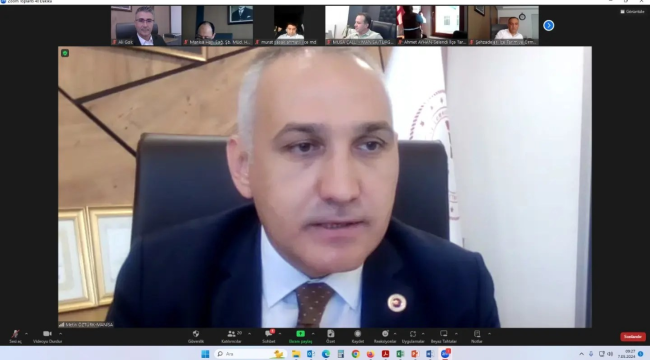 Toplantıya 17 ilçe tarım müdürü katıldı