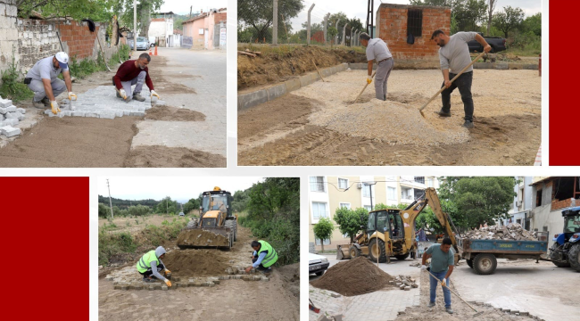 Turgutlu belediyesi tıkır tıkır çalışıyor,teker teker tamamlıyor