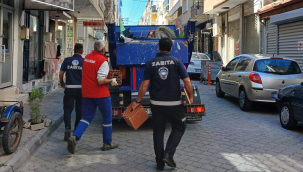 Turgutlu'da zabıta yol ve kaldırım işgali denetimini hızlandırdı