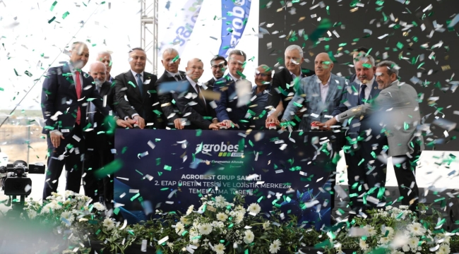 Üretim tesisi ve lojistik merkezinin temeli atıldı