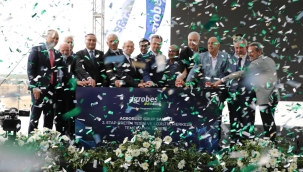 Üretim tesisi ve lojistik merkezinin temeli atıldı