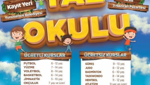 Yunusemre belediyesi 14 dalda çoçuklar için yaz sporları kursu açıyor