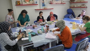 Yunusemre belediyesi hanımlar lokalinde meslek edindirme kursları