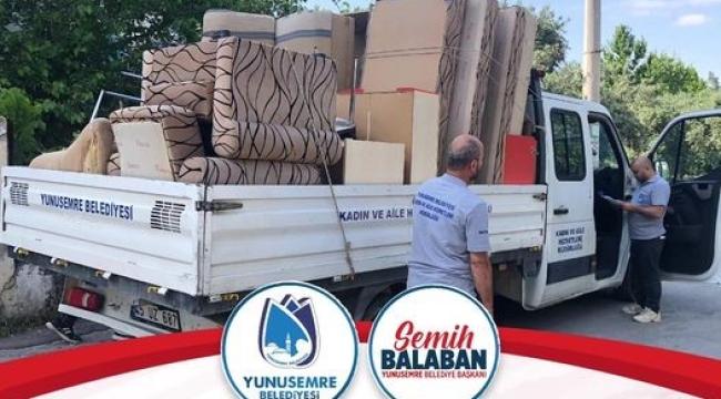 Yunusemre belediyesi yoksulların yanında