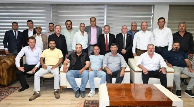 Ziraat odası yönetiminden başkan Nurlu'ya tebrik ziyareti