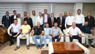 Ziraat odası yönetiminden başkan Nurlu'ya tebrik ziyareti